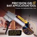 Gel Bait Applicator - Precision Insect Gun for Roach Baits & Ant Gel Compatible with Combat Cockroach Baits Click Style Bug Gun with Ergonomic Handle Gels Not Included