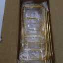 Liuoud Shower Caddy 5 Pcs Metal Wall Storage Gold