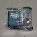 Wheelchair Side Bag, Upgrade Flower Color Wheelchair Armrest Storage Pouch with Cup Holder and Reflective Strip, Made with Waterproof Fabric, for Most Wheelchairs, Walkers and Rollators (Blue Floral)