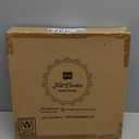 Farmhouse Corner Shelf Stand [with Removable Feet] - Bathroom Countertop Organizer, Decorative Tray Riser, Beaded Wooden Tray, Corner Tray Plant Stand, Coffee Bar Organizer for Kitchen Countertop