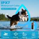 Shock Collar for Dogs with Remote Control for (10-120lbs) Dogs, 4200FT Range Training Dog Collar with 3 Mode Beep/Vibration/Shock, Electronic Collar with IP67 Waterproof, Security Lock, White