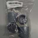 4PCS Rubber Walker Tips 1 '' Heavy Duty Replacement Tips for Walkers, Commodes, Shower Chairs and More (Gray)