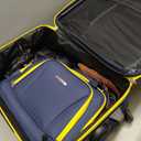 Rockland Fashion Softside Upright Luggage Set, Navy, 2 Piece (19"/14" Tote)