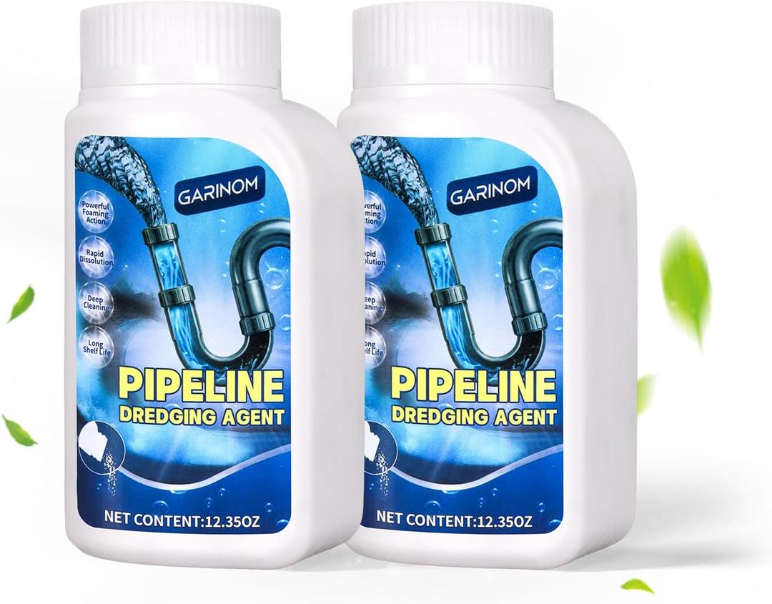 Pipeline Dredging Agent, Powerful Drain Cleaner Agent, Kitchen Unblocker, Sink and Drain Cleaner Powder for Kitchen Toilet Pipeline Quick Cleaning Tool