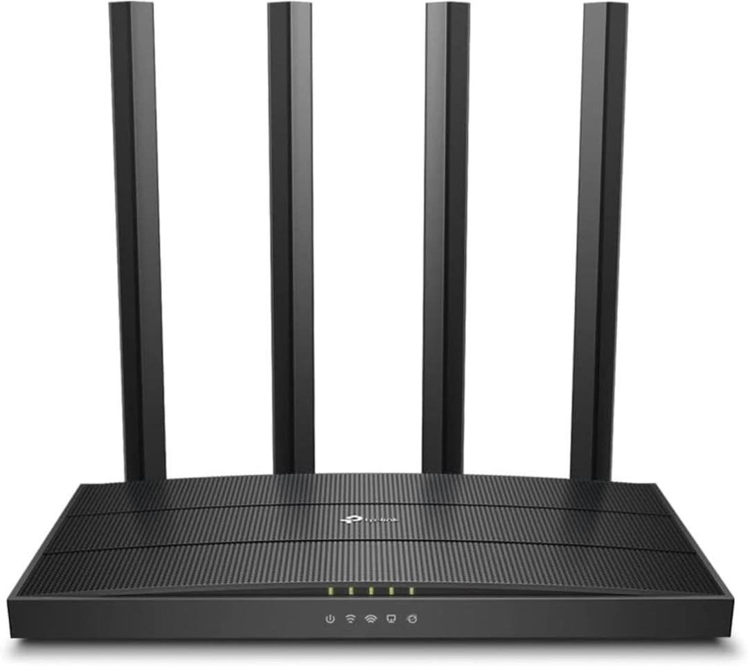 TP-Link AC1200 Gigabit WiFi Router (Archer A6) - Dual Band MU-MIMO Wireless Internet Router, 4 x Antennas, OneMesh and AP Mode, Long Range Coverage