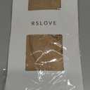 RSLOVE Thigh High Stockings for Women – Sheer Stay Up Pantyhose with Stripe Top & Anti-Slip Silicone Sexy Hosiery One Size Nude