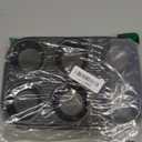 2 Steel Muffin Pan for Baking, Round Muffin Baking Pan, Baking Tray for Muffins, Cupcakes, Brownie(Black, 6 Cup)