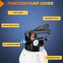 GOOACC Transmission Fluid Pump Kit 6L Automotive Pneumatic Oil Fluid Extractor ATF Refill Dispenser Transfer Pump with 15 ATF Filler Adapters 1.6 Gal 2 Ways Vacuum Fluid Evacuator Oil Change Tool Set