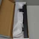 SKYSEN 2 Pack 12" Barn Door Handles, Sliding barn Door Pull Handle, No Gap Flat Plate Design- Heavy Duty- Square- Easy to Install- Matt Black (685-2)