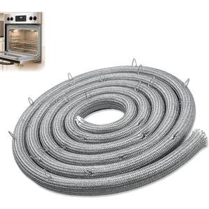 Upgraded WB41T10003 Range Oven Stove Door Gasket Seal (23 Mounting Clips), Compatible with Some GE Kenmore Ranges or Ovens, Replace 963464 EAP754417 PS754417 AP3192954 AH754417
