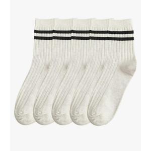 Mens Athletic Cotton Socks, Five Pack, Ankle Sock, One Size