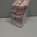 100 Pcs Christmas Toile Napkins Disposable Red Christmas Guest Napkins Xmas Toile De Jouy Style Paper Hands Towels for Home Party Bathroom Holiday Decorations, 4.3 x 7.9 Inch