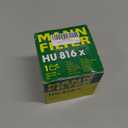 Mann-Filter HU 816 X Metal-Free Oil Filter (Pack of 3)