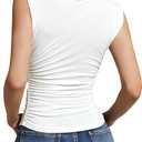 Multi-Pack Women's Camisole Knit Soft Slim Fit Tank Tops Basic | Spaghetti Strap Layering Tee Shirt, Stretchy Bodycon Fashion Undershirt, White Black Cute Y2K Going Out , Summer Lounge (Gray, S)