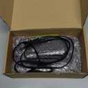 AWEKLIY Wall-Mounted LED Bedside Reading Light Plug-in, with USB Charging Port, Stepless Touch Dimming, 3000K Warm Ambient Lighting Wall Lamp Sconce for Bedroom, Eye-Caring Bedroom Lighting (Black)