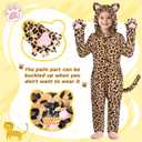 GIFTINBOX Cat Costume For Girls, Animal Costume, Black Cat Dalmatian Costume for Kids, Halloween Costumes for Kids (Black)