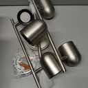 FEMILA 44.3" Track Light, Track Lights Ceiling, for Office, Kitchen, Living Room, Brushed Nickel Finish, GU10 Base,4FS79TL-5 BN