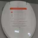 Brondell Bidet Toilet Seat, Non-Electric Swash Ecoseat, Fits Elongated Toilets, White - Dual Temperature, Dual Nozzle System - Bidet with Easy Installation
