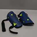 Shin Guards Soccer Kids Youth, CE Certified Airsfish Shin Guard Protection Gear for 2-18 Years Old Boys Girls Teenagers High Impact Resistant Breathable Comfortable 1 Pair 4 Sizes (Small, Navy)