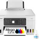 Canon Megatank GX3020 All-in-One Wireless Supertank Printer with Print, Copy, and Scan | Easy Setup, Mobile Printing and 1.35" Monochrome LCD Screen