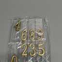 Beanlieve 10-Pieces Numeral Birthday Candles - Cake Numeric Candles Number 0 1 2 3 4 5 6 7 8 9,Used for Cake Decoration on Birthday Parties and Wedding Anniversary Celebrations(Champagne Gold)