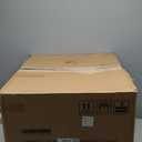 Upholstered Dining Chairs with Casters, Washable Cover Modern Dining Room Chairs with Barrel Backrest & Dual Armrest for Kitchen, Living Room, Bedroom, Linen Fabric, 2PCS (set of 2(2 BOX))