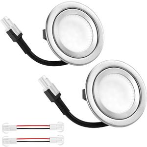 LED Range Hood Light Bulbs, Stove Appliance Light Bulb, Kitchen Light Replacement 20W Halogen Light Bulb,12V /DC IP54, 6000K 2-Pack