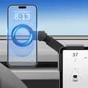 TSLDRV Magnetic Phone Mount for Tesla Model Y Juniper Model 3 Highland 2020-2026 for MagSafeStrongest Magnet Power Screen Phone Mount for Tesla Model Y Model 3 Accessories 2020-2026 Glossy : Cell Phones & Accessories