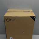 NCYP Glass Cards Box with Slot and Lock for Wedding - 12.6" x 5.9" x 9" Geometric Vintage Envelops Wishwell Card Holder - Tabletop Reception, Birthday Party Decor, Gold (Glass Box Only)