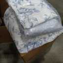 Madison Park Essentials Blue Floral Comforter Set with Sheets King,7pc