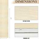 Faux Stone Peel and Stick Wall Panels Removable - Realistic 3D Slate Texture Self-Adhesive Backsplash Tile - Easy Install Wallpaper for Kitchen, 23.62x110 Inches 4PCS (Yellow)