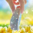 Portable Bling Diamond Case with Floss Picks Dental Floss Inside - Versatile as a Travel Pill Case for Hotels, Cruises and Travel