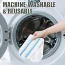 RONSUNG 3 Pack Microfiber Mop Pads Replacements Compatible with H2prO Flat Mop System, Washable & Reusable Refills for Deep Floor Cleaning, Fits for O Cedar H2prO Model