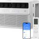 Midea 8,000 BTU Smart Inverter Window Air Conditioner with APP, Alexa Control, 115V AC Unit Cools up to 350 Sq. Ft, Quiet Operation, Energy Saving, Remote & Easy Installation Kit, White