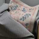 Wonnitar 8x10 Washbale Rugs for Living Room, Boho Pink Room Decor for Girls Bedroom, 8 x 10 Soft Non Slip Low Pile Indoor Floral Carpet for Kids Room Playroom Toddler Nursery