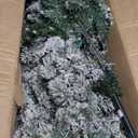 Pre-Lit Snow Flocked Artificial Pencil Christmas Tree, SKY 5095