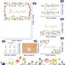 3 x Yopyame Wildflower Thank You Cards - 52PCS Wildflower Beyond Grateful Thank You Cards With Envelopes And Stickers Floral Thank You Notes With Envelopes Greeting Cards For Wedding Baby Shower