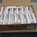 Solar Post Cap Lights Outdoor 12pack, Waterproof Fence Post Lights with 16 Ultra Bright LEDs Fit 4x4/5x5/6x6 Wood/Vinyl Posts, White Deck Post Lights with Warm/Cool White for Garden Patio Porch Yard