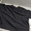 Saodimallsu Womens Short Sleeve Sweater Summer Oversized Cropped Sweaters Casual Crewneck Lightweight Knit Tops Black,XL