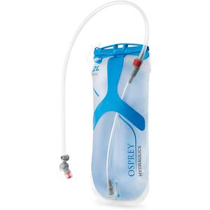 Osprey Hydraulics Backpack Water Reservoir with Bite Valve - BPA-Free, Leakproof Hydration Bladder with QuickConnect and Slide-Seal - Compatible with Most Hiking and Biking Packs, Clear (2L)