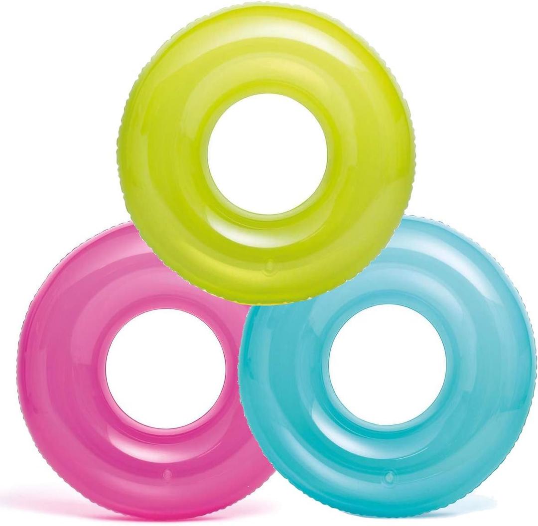 Intex, 43227-2120 Pack of 3: 30" Transparent Tubes Multi