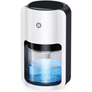 Dehumidifier for Home, 42oz Dehumidifier for Bathroom, Dehumidifiers for Room with Auto Shut Off, Auto Defrost Quiet Dehumidifier for Bedroom Wardrobe Closet Trailer RV