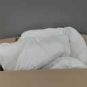COONP Queen Mattress Topper, Extra Thick Pillowtop, Cooling and Plush Mattress Pad Cover Cotton Top Bed Topper Protector with 8-21 Inch Deep Pocket (White)