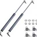 15 Inch 67 Lbs Gas Struts Lift Support for RV Bed, Camper Shell, Tool Box, Boat Hatch, Cabinet Door, Trap Door, Storage Box 300N/67lbs Hydraulic Shocks with Brackets, Heavy Duty for DIY Projects