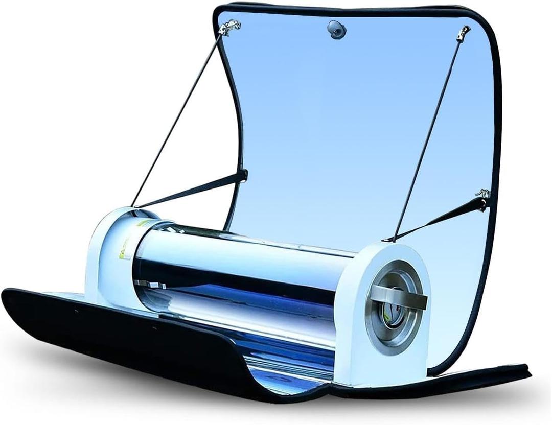 Solar Oven Portable Oven-4.5L Large Capacity Solar Cooker Outdoor Oven Camping Stove with Thermometer For 2-3 People Backpacking Hiking Family Party