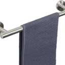 NearMoon Bath Towel Bar, Bath Accessories Thicken Stainless Steel Shower Towel Rack for Bathroom, Towel Holder Wall Mounted (1 Pack, Brushed Nickel, 16 Inch)