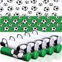 12 Pcs Sports Cooling Towels Baseball Basketball Softball 30 x 9 Inch Breathable Soccer Football Volleyball Microfiber Ice Towel Fast Drying for Party Favors Team Gift(White, Soccer)