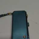 Defencase Compatible with iPhone 16 Pro Case Wallet with RFID Blocking Card Holder for Women Men, PU Leather Magnetic Snap Flip Zipper Strap Wallet Phone Case Fit for iPhone 16 Pro 6.3", Blue Green