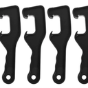 4pcs Bucket Lid Openers Manual Paint Can Wrench for Easy Lid Removal Sturdy and Lightweight Pail Opener Tool