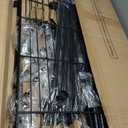 ULIFHOME P4 Plus Rolling Clothes Rack Heavy Duty, Clothing Racks for Hanging Clothes, Free Standing Garment Racks with Wheels, Portable Closet Rack 45''W 20.5''D 80.5''H, Max Load 570 Lbs, Black